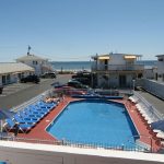 Poolside Apartment Deck View